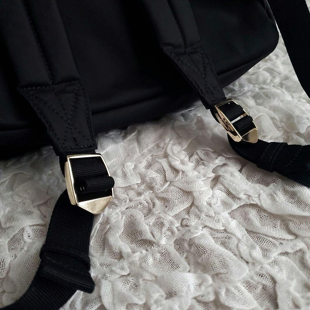 MARY QUANT マリークワント ナイロン リュック デイジー ブラック 黒