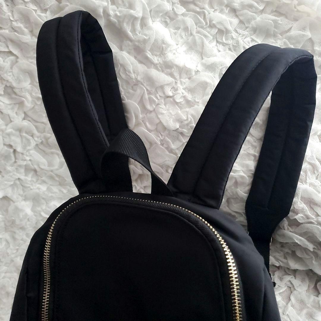 MARY QUANT マリークワント ナイロン リュック デイジー ブラック 黒