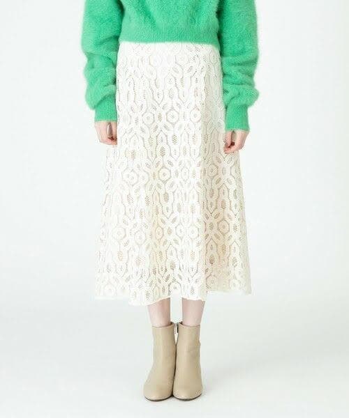 897t*美品 ルルウィルビー サークルレーススカート