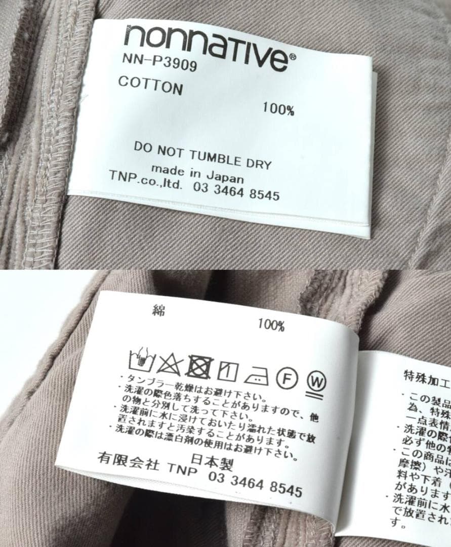 未使用 nonnative ノンネイティブ コーデュロイ パンツ 1