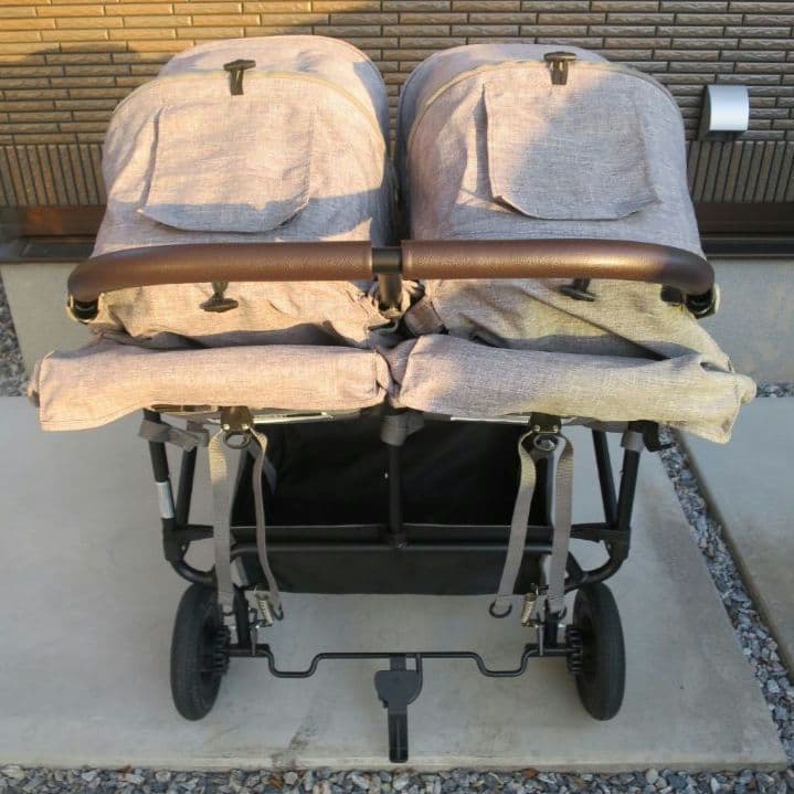 エアバギー ココダブルEX フロムバース　双子ベビーカー ストローラーマット付