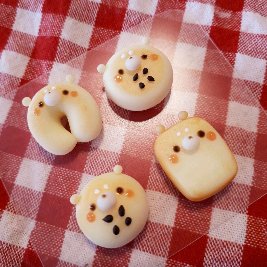 柴犬パン☆ベーグルセット(四点)