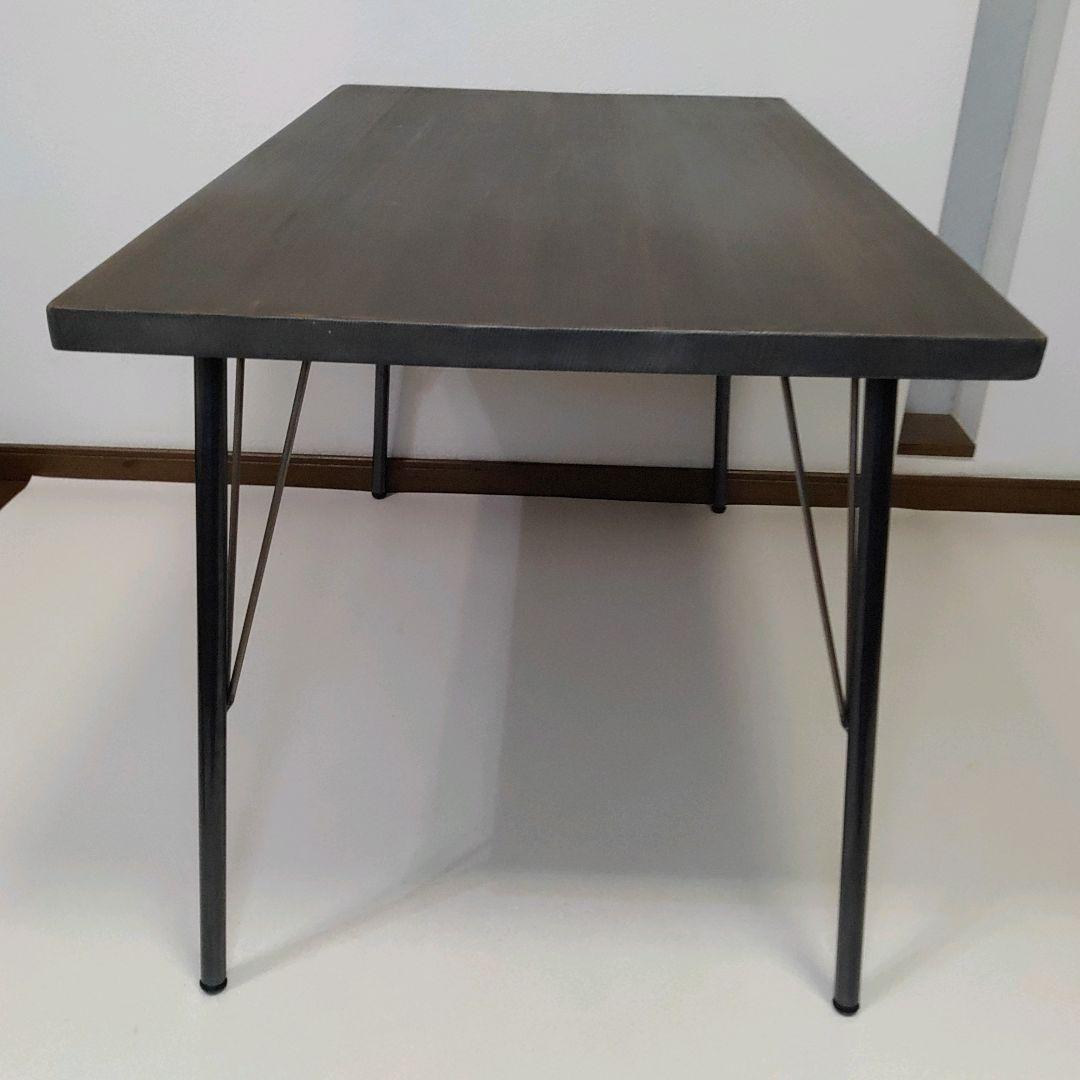 ナチュラル ウッド & アイアン レッグ ソファテーブル 高さ61cm 送料無料