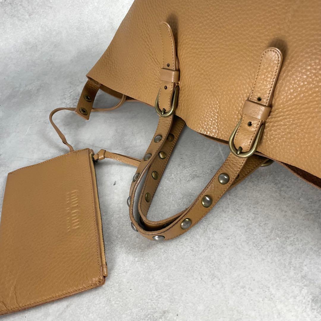 Special✨ miumiu archive tote bag brown