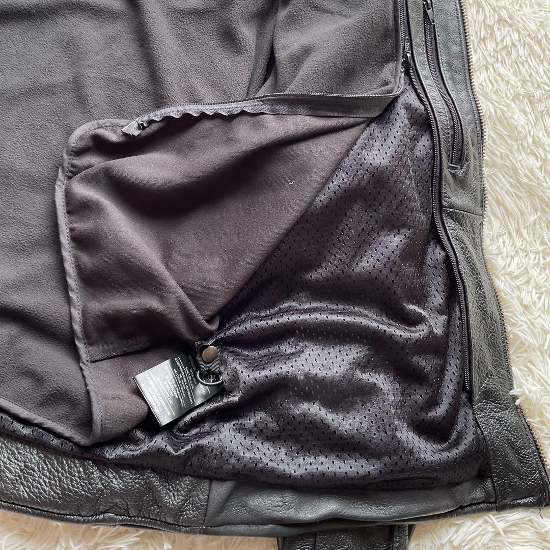 人気✨ハーレーダビッドソン　レザージャケット　シングルライダース　スカル　XL