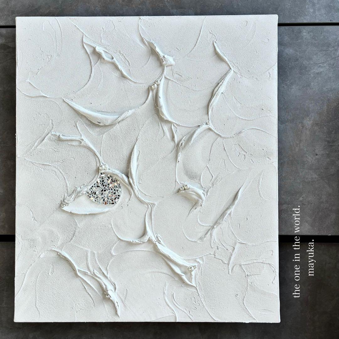 現代アート　53×45.5㎝　テクスチャーアート　大きめ　モダン　アートパネル