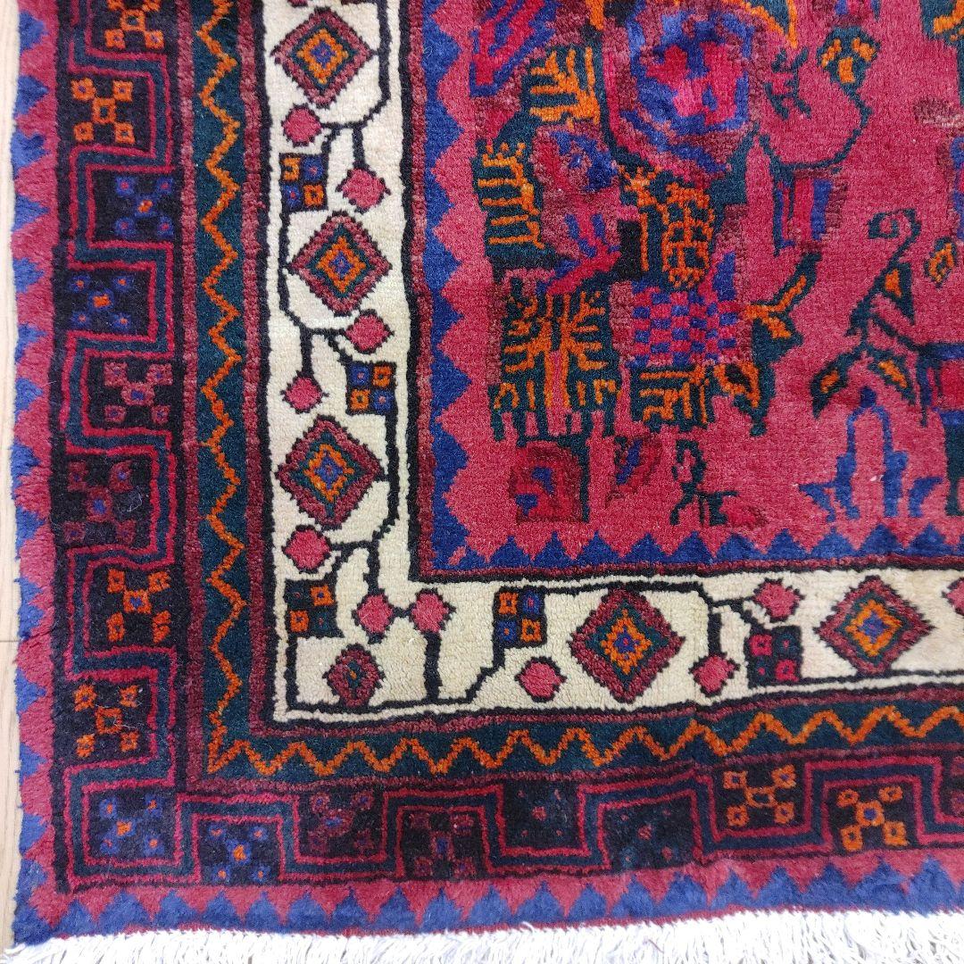 Sale ペルシャ絨毯 手織り 草木染 スィールジャーン産 345x200cm