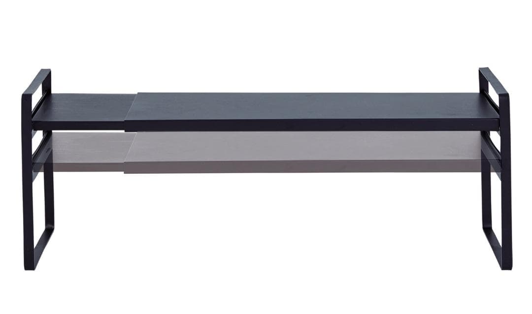 省スペース効率化シューズ！伸縮式スタッキングラックシューズ