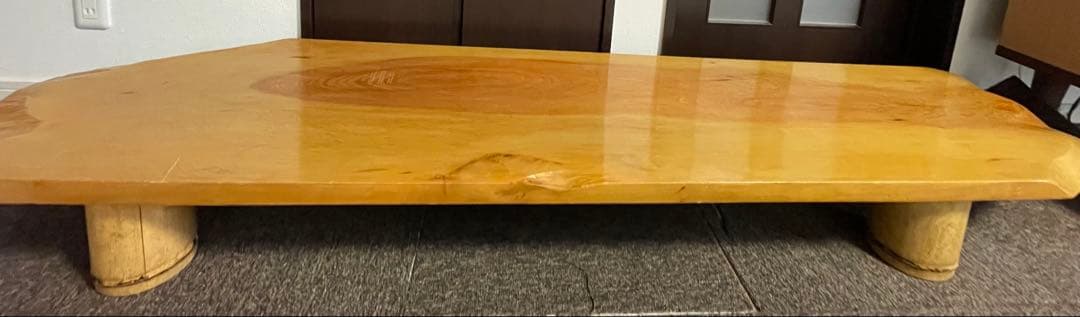 ヴィンテージ　けやき　無垢　天然木　一枚板　ローテーブル　ちゃぶ台　座卓　ベンチ