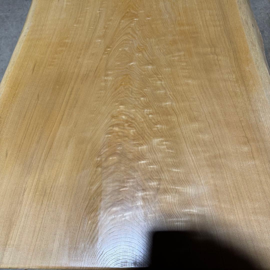 ら*く様 栓　セン　一枚板　ダイニングテーブル　天板のみ ウレタン塗装