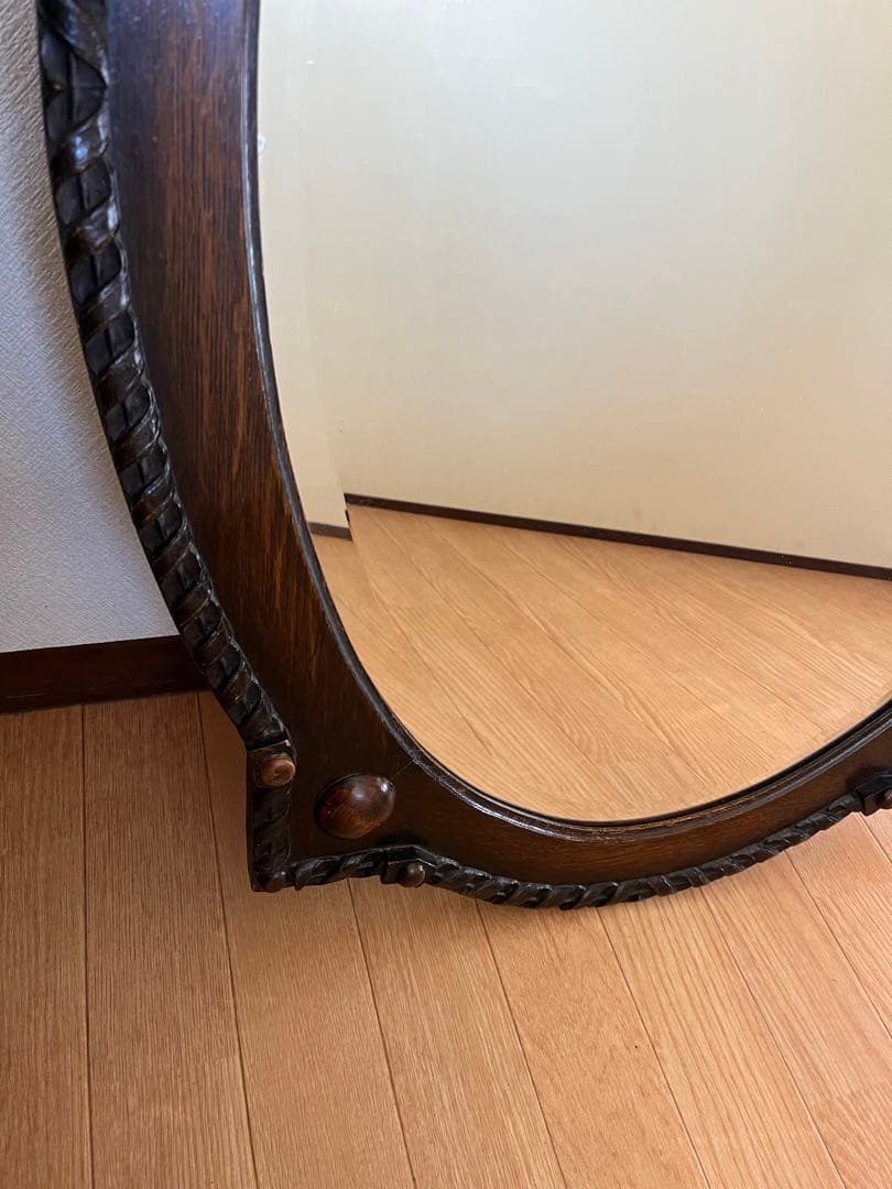 イギリスアンティーク 英国  ウォールミラー 鏡 壁掛け