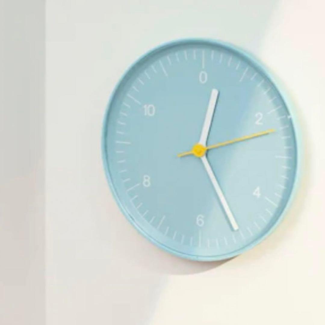 【新品未使用】ジャスパー・モリソン 掛時計 壁時計 ライトブルー HAY