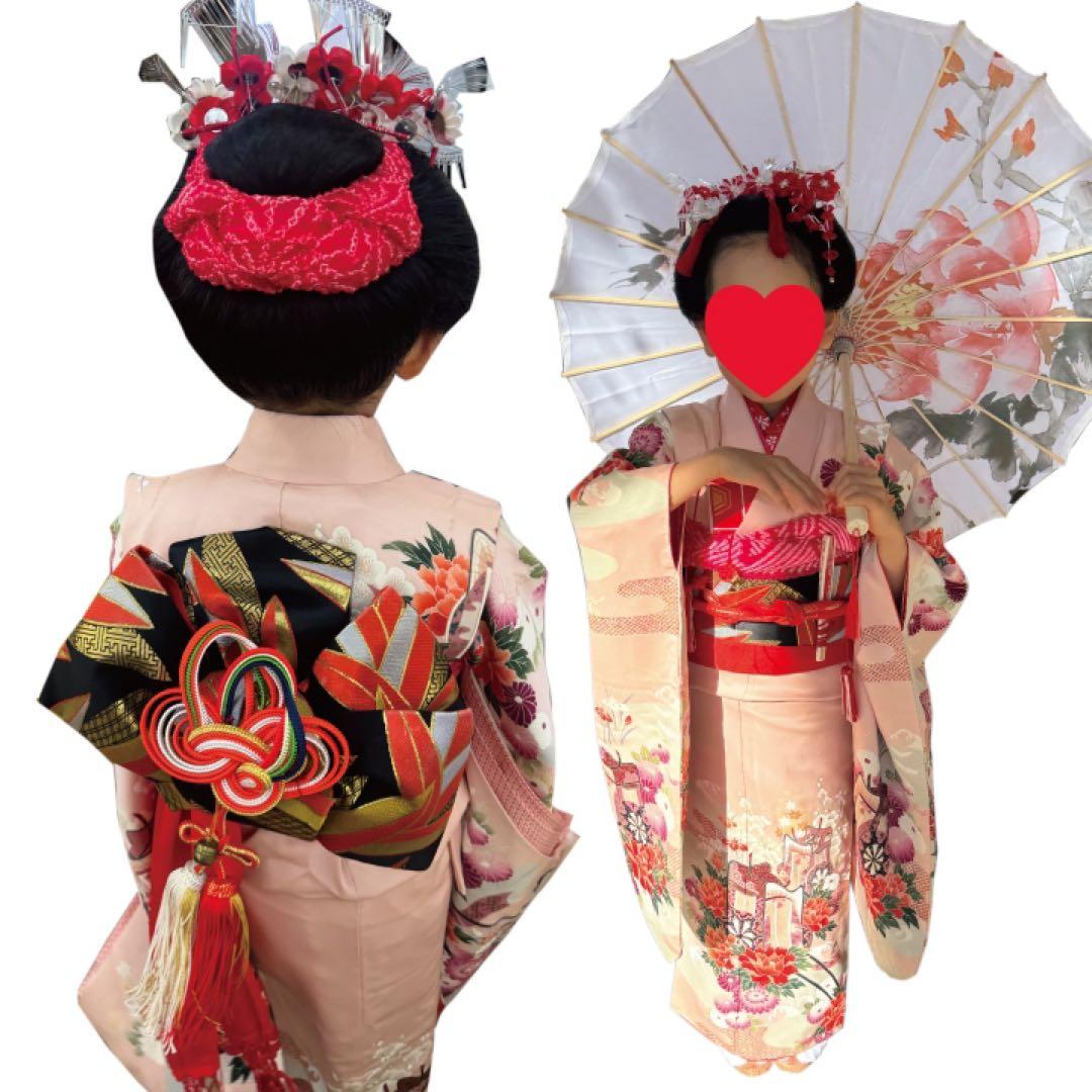 七五三　友禅作家　着物　7歳