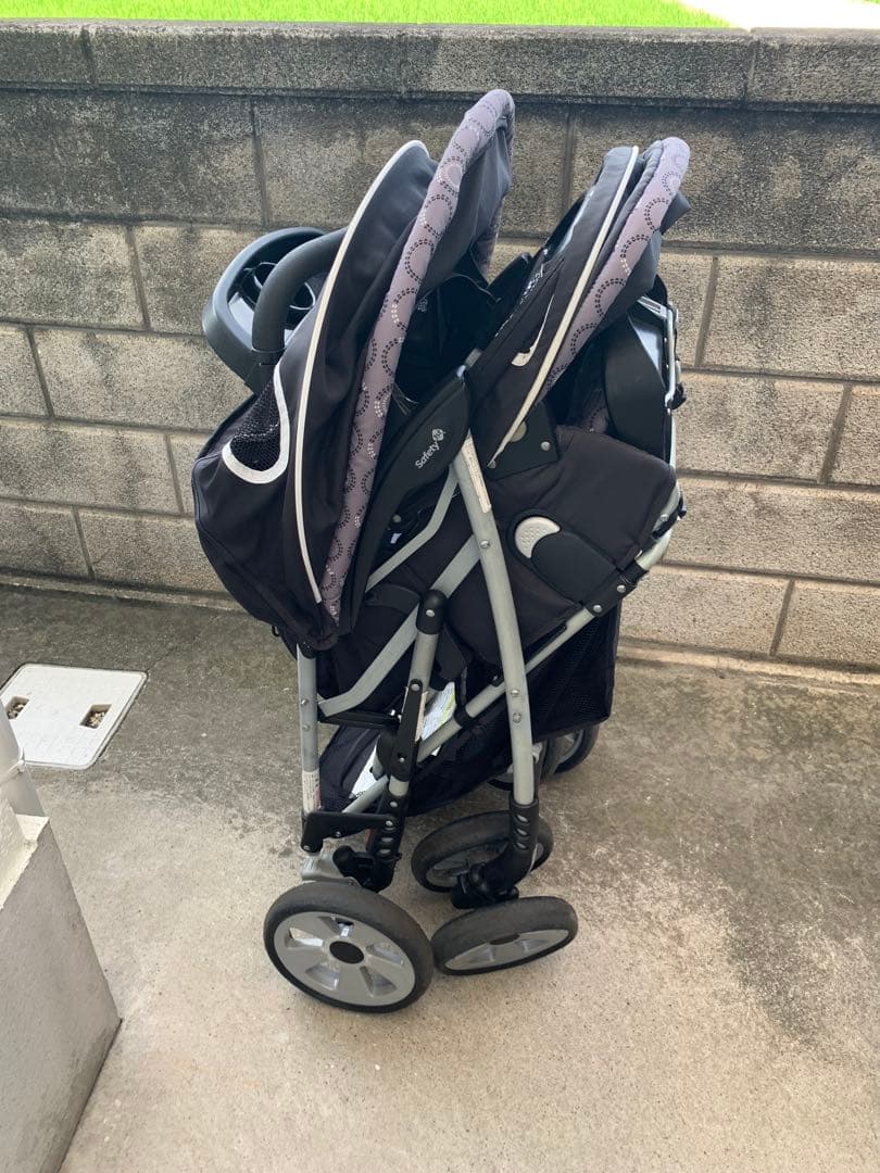 送料込みSafety 1st セーフティファースト 縦型2人乗りベビーカー