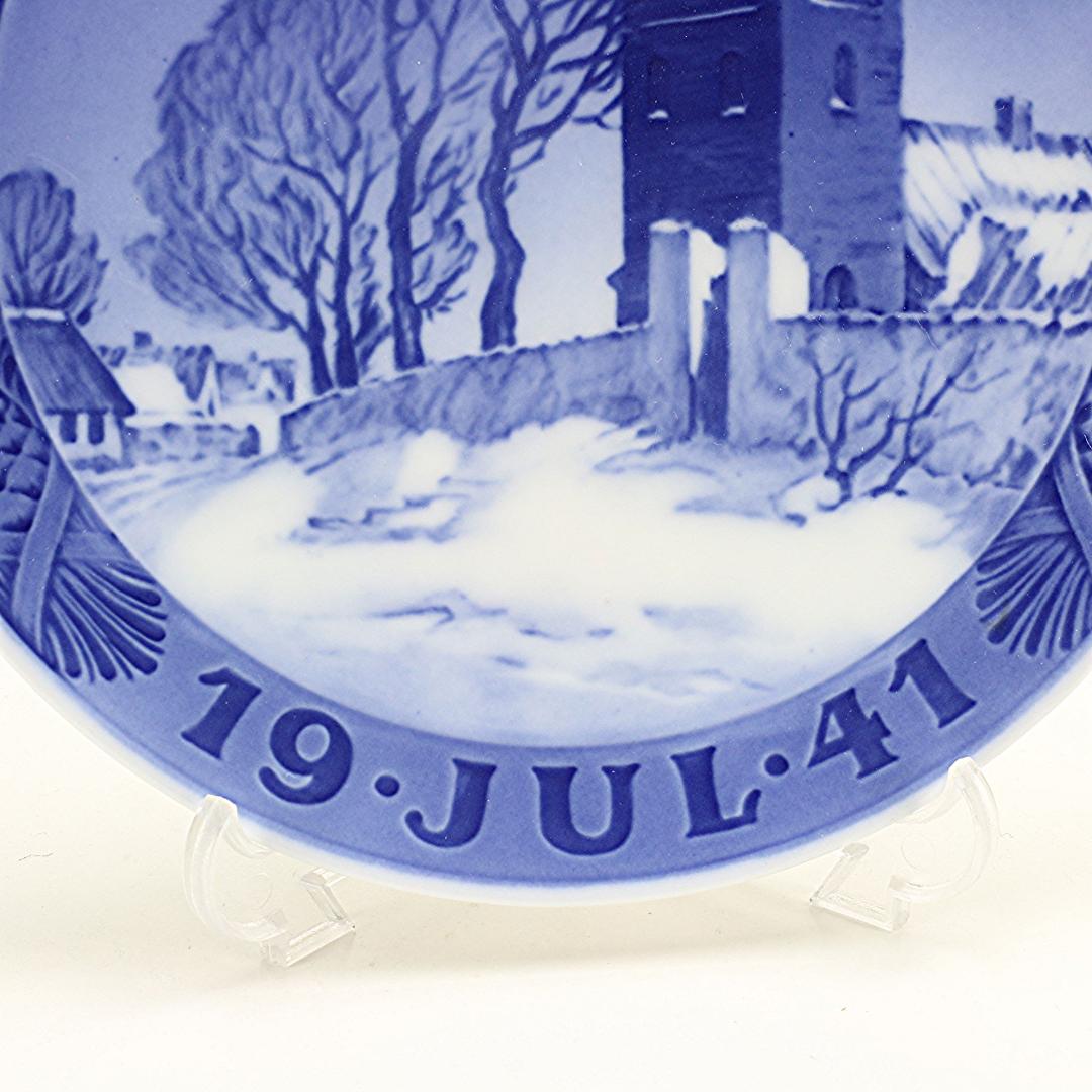 1941年 「デンマークの村の教会」 イヤープレート ロイヤルコペンハーゲン