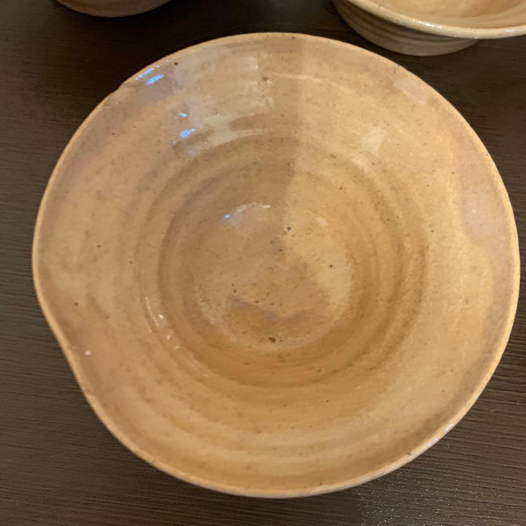 骨董品　萩焼煎茶茶碗　5個組