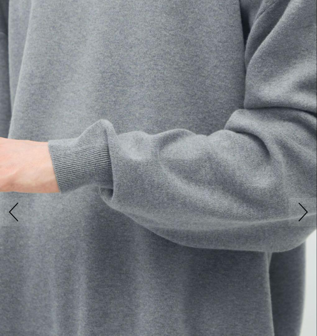 CABaN ミントグリーン コットンカシミヤ　クルーネックプルオーバー　S