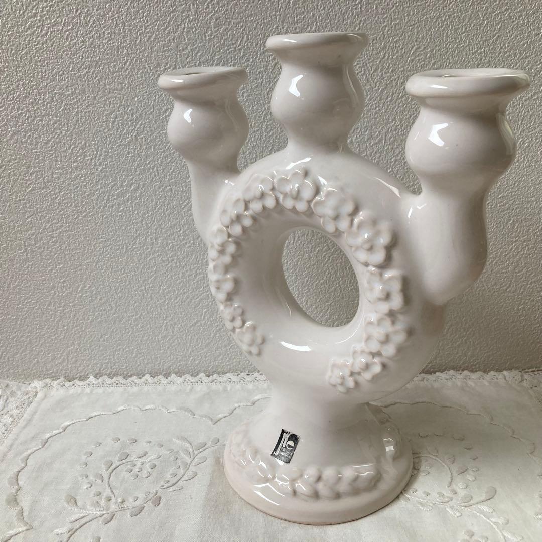 北欧ヴィンテージ【希少】JIEGantofta 大きなキャンドルスタンド