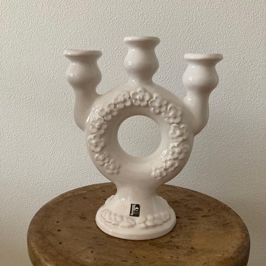 北欧ヴィンテージ【希少】JIEGantofta 大きなキャンドルスタンド