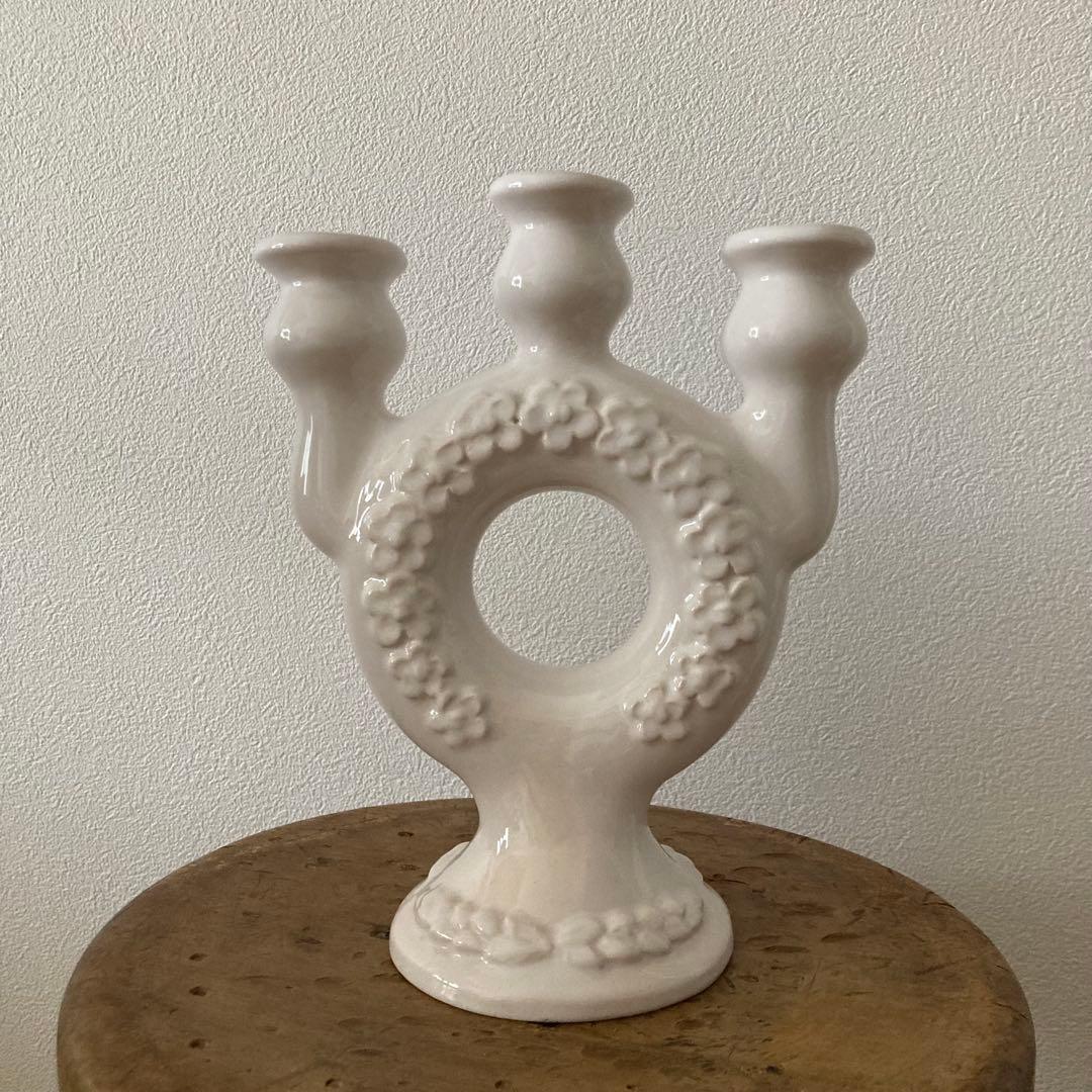 北欧ヴィンテージ【希少】JIEGantofta 大きなキャンドルスタンド