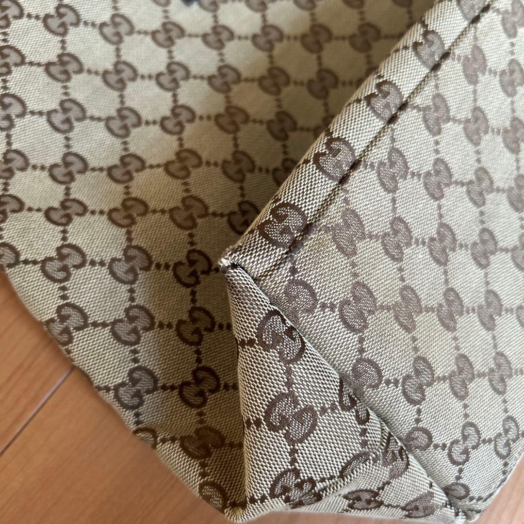 Gucci GGキャンバス　トートバッグ　マザーズバッグ