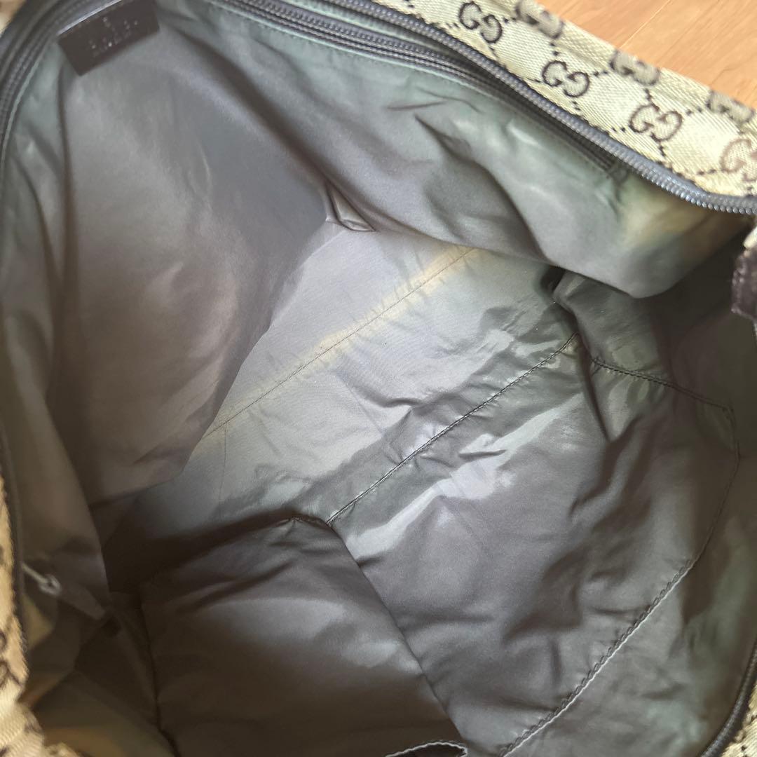 Gucci GGキャンバス　トートバッグ　マザーズバッグ