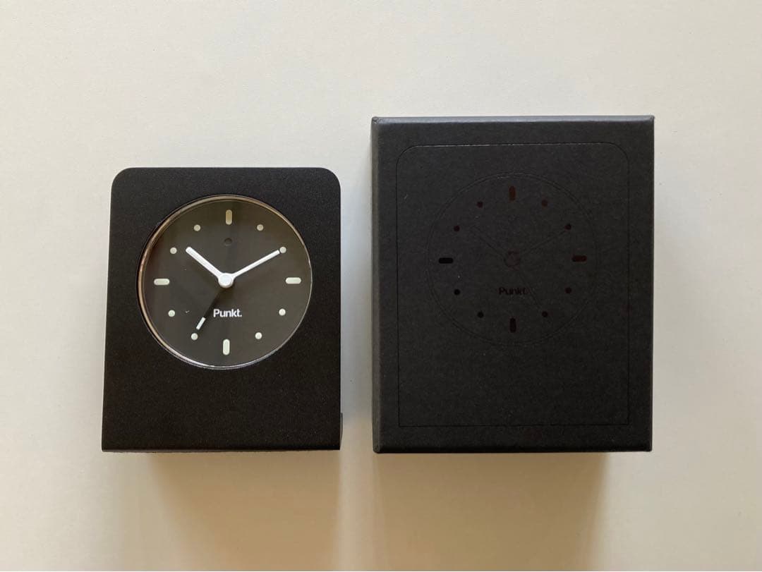 Punkt. AC02 置時計 ブラック