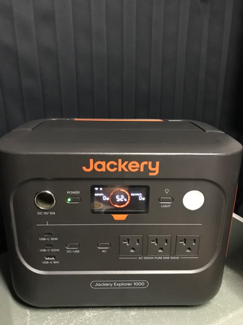 発電機・ポータブル電源 Jackery1000new