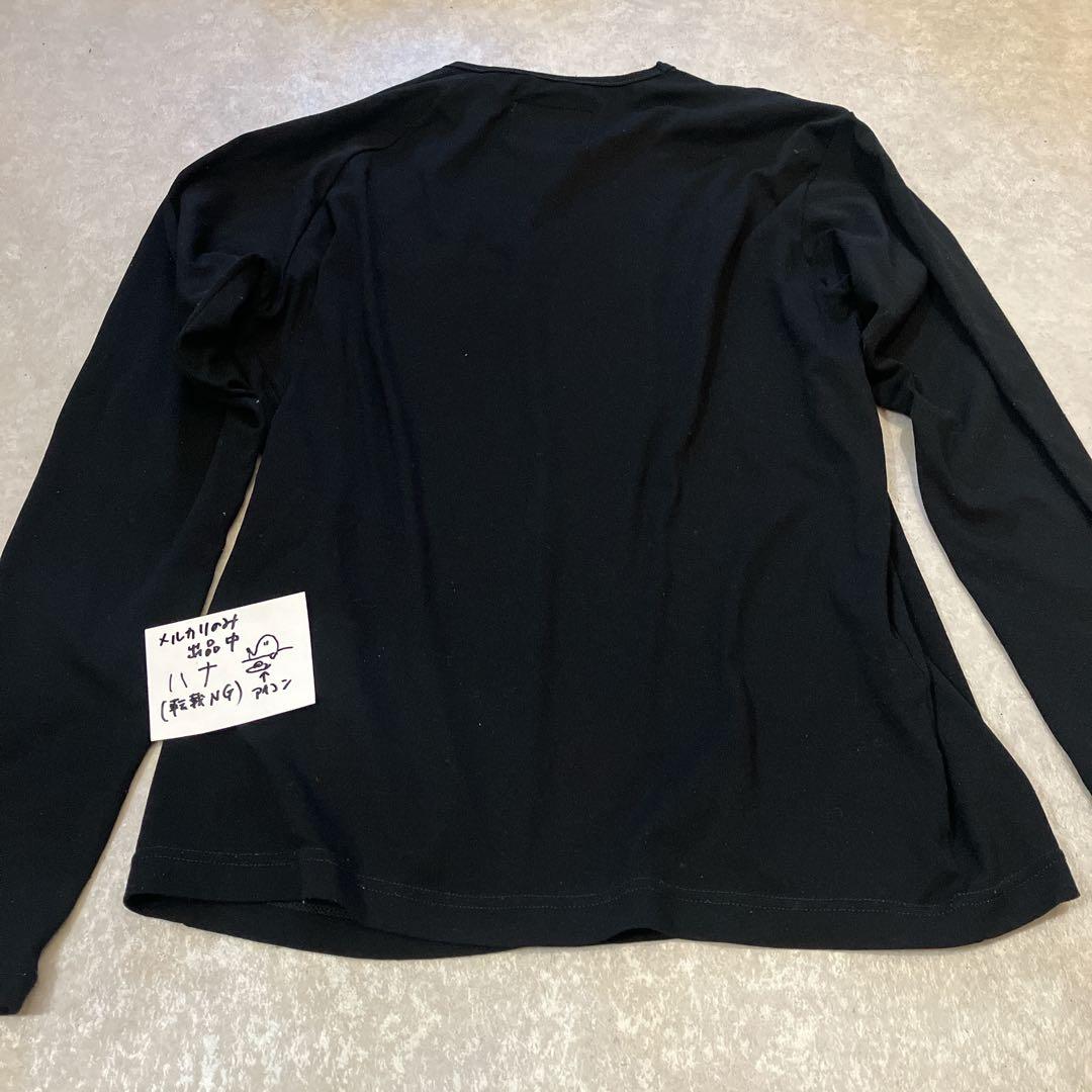 W&LT、パクパク、長袖Tシャツ、カットソー、ブラック、M