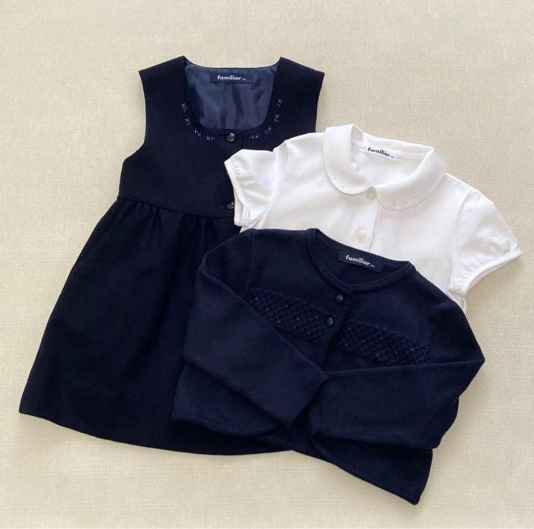 familiar フォーマル ワンピース、ブラウス、ボレロのセット