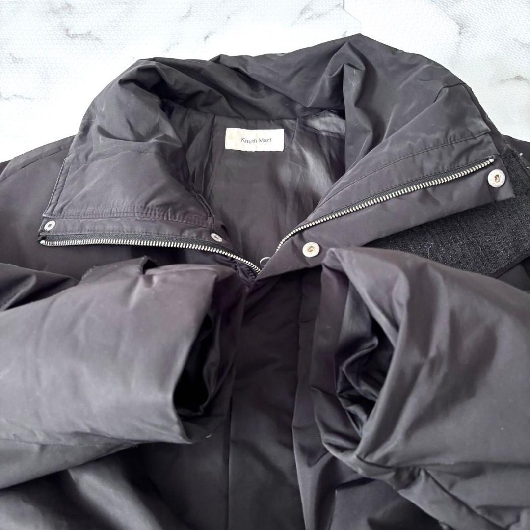 Knuth Marf クヌースマーフ スタンドカラーダウンジャケット　ブラック