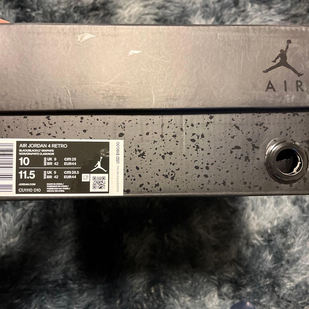 Jordan Air Jordan 4 ブラック US 10 ブラックキャット