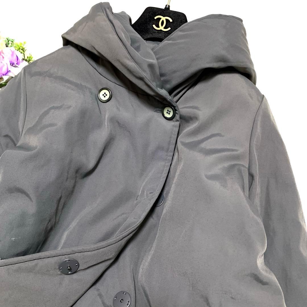 ★ jun様　マックスマーラ　ロング❤︎ フーデットコート❤︎中綿❤︎キルティング　L