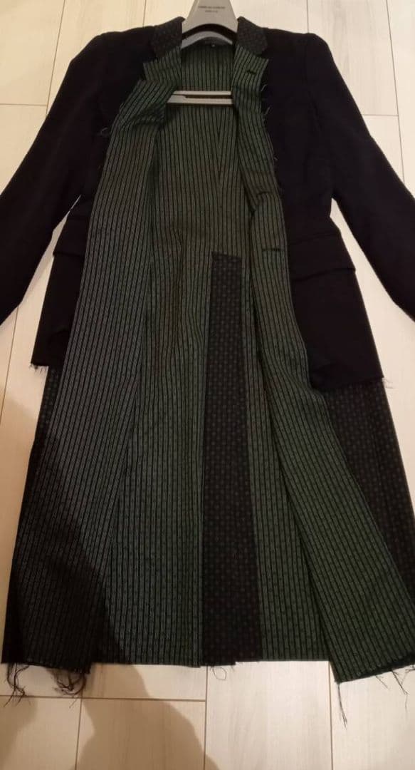 【大特価】コレクションアーカイブ17年春夏 ストライプロングジャケット