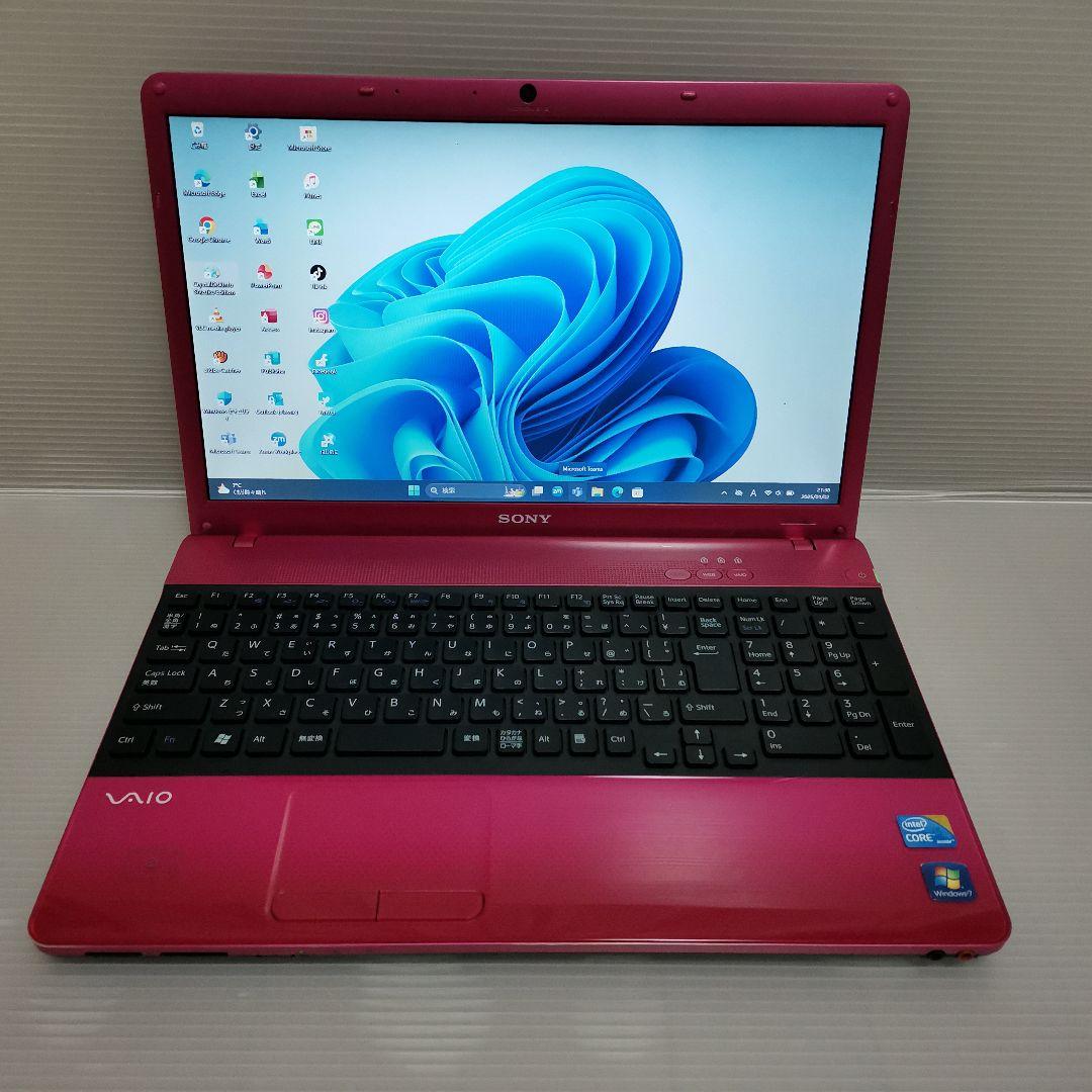 Sony Vaio CPU i5 Win11PRO SSD 256GB 搭載!!