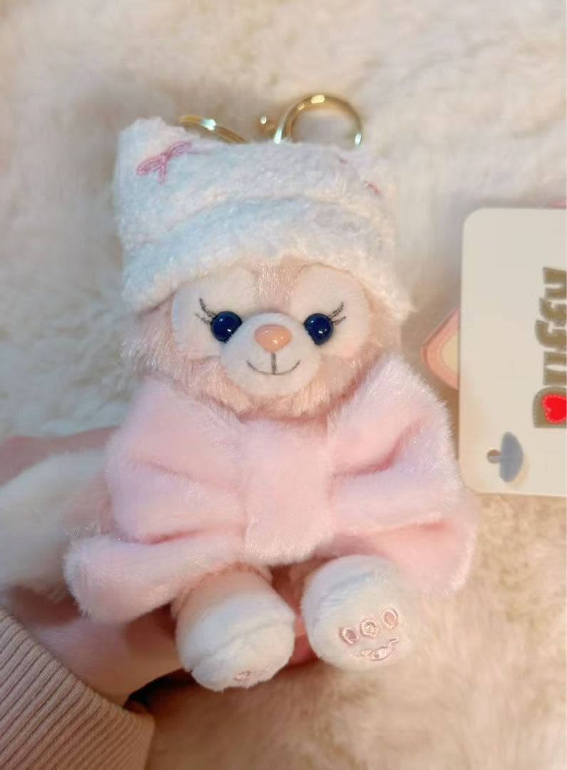 新作　香港ディズニー　冬限定　リーナベルぬいぐるみキーチェーン