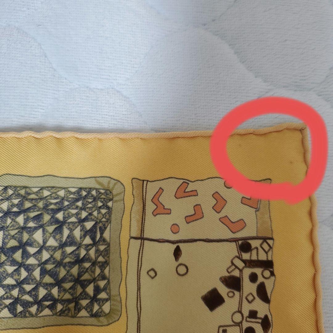 HERMES エルメス スカーフ カレ45 PEERSONA仮面SILK100％