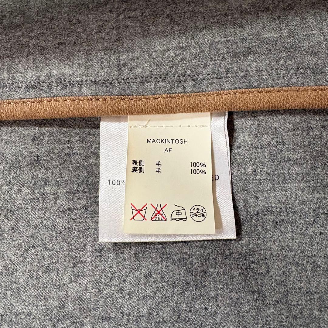 美品✨マッキントッシュ　フーデッドコート　ウール　ベージュ　36　ルーマニア製