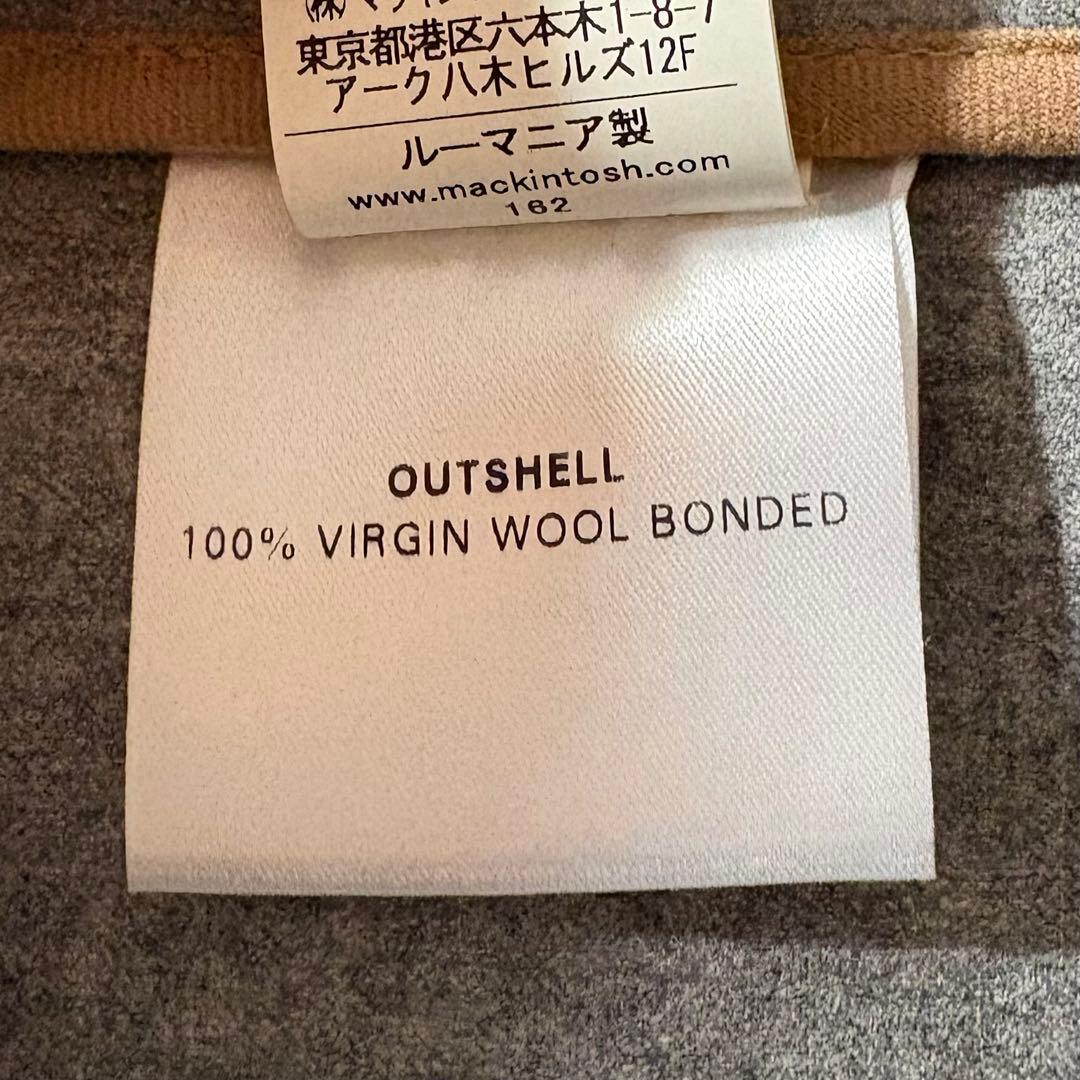 美品✨マッキントッシュ　フーデッドコート　ウール　ベージュ　36　ルーマニア製