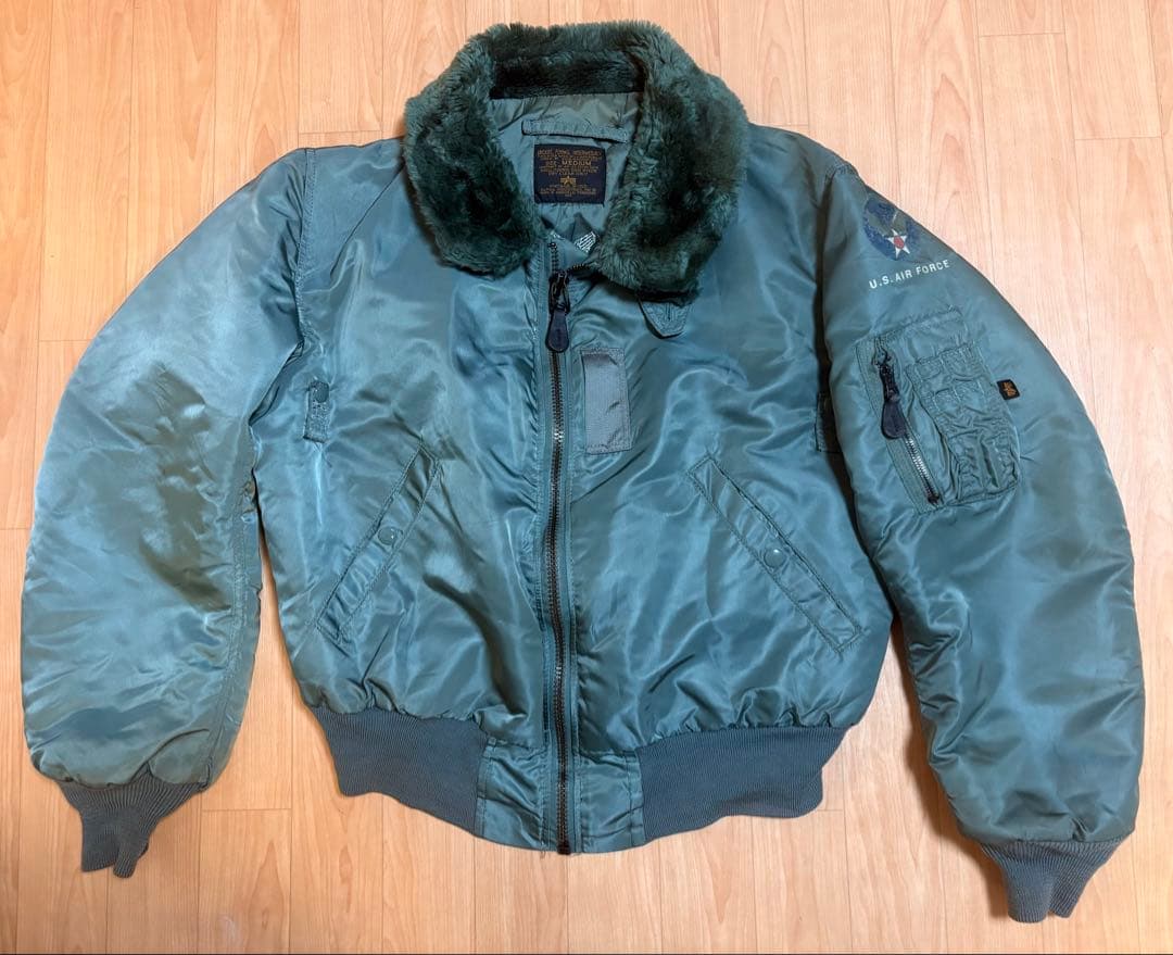 ALPHA INDUSTRIES B-15D 50s復刻 USA製　M