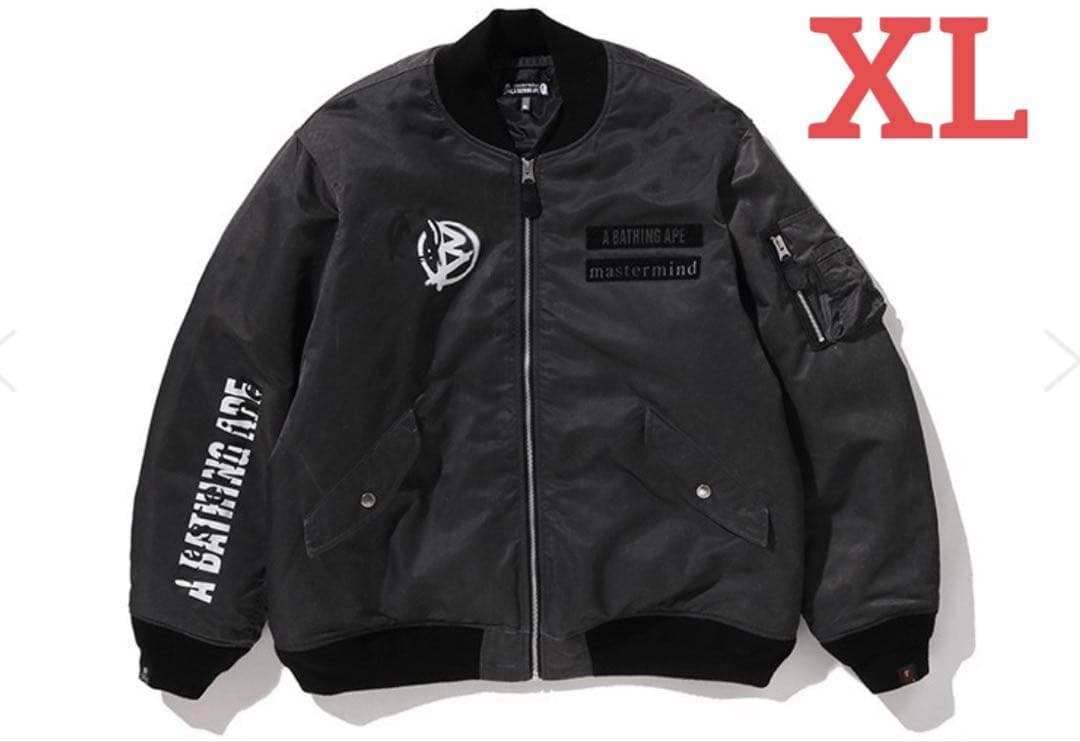 BAPE mastermind JAPAN Bomber Jacket XL 黒