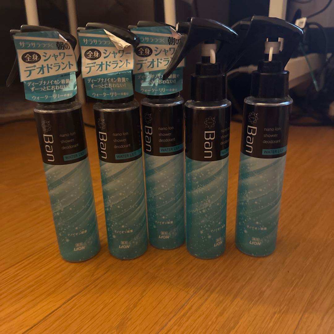 大人気 廃盤Ban シャワーデオドラント5本セット
