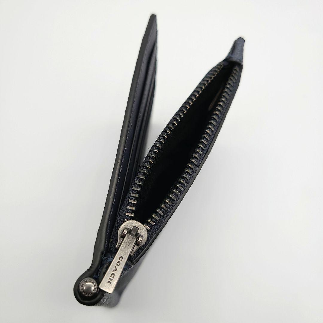 COACH マネークリップ 新品 デニム 最新作 限定品 レザー メンズ