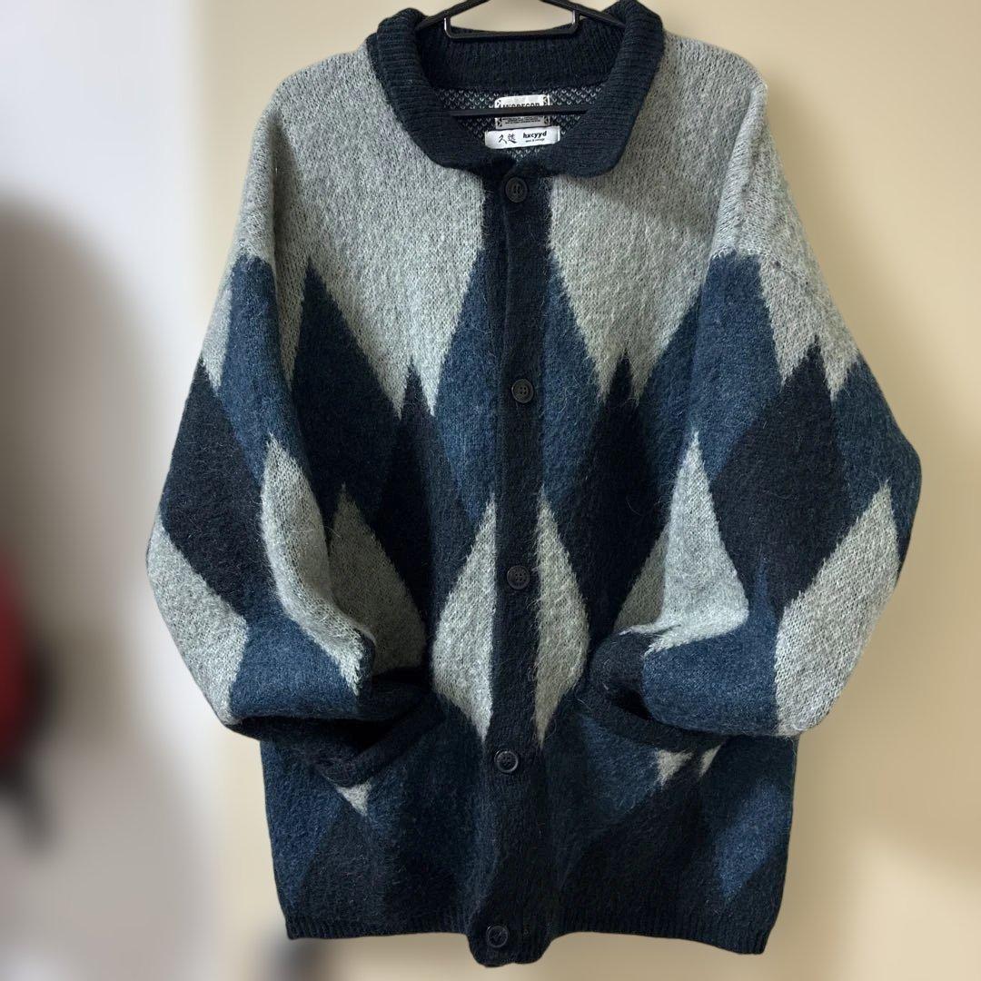 McGREGOR アーガイル モヘアシャツカーディガン カート・コバーン