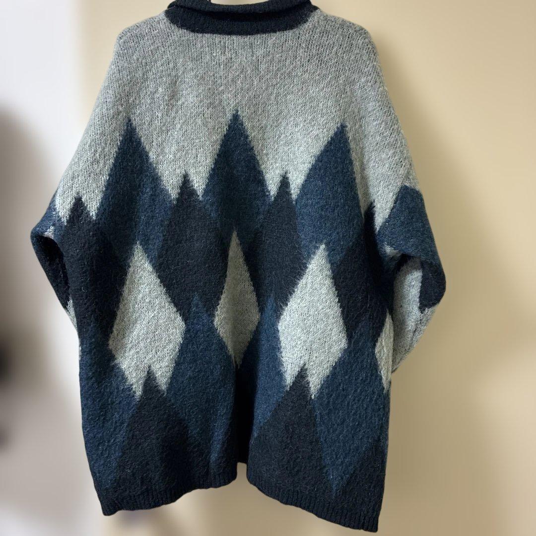 McGREGOR アーガイル モヘアシャツカーディガン カート・コバーン