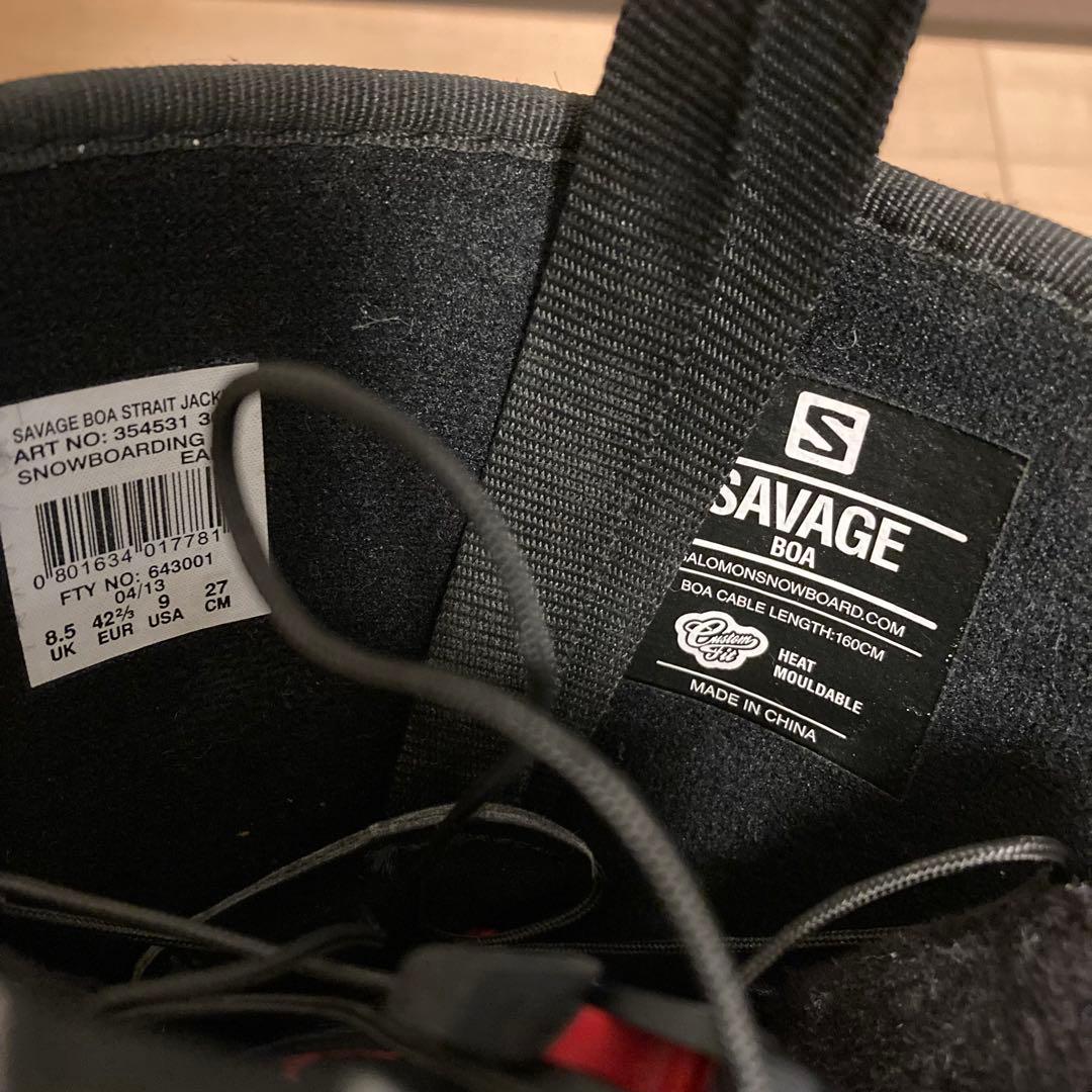 SALOMON SAVAGE BOA サロモン スノーボード ブーツ 27cm