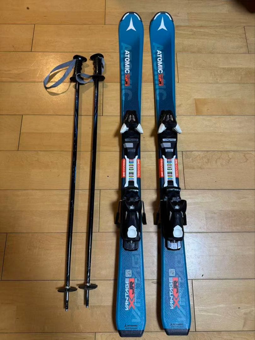 美品　ATOMIC X JR スキー 板 120 cm 　ジュニア