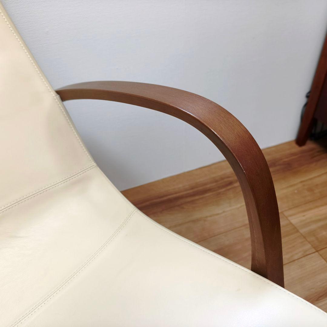 美品 カンディーハウス ライナス リビング ハイバックチェア&スツール(2/2)