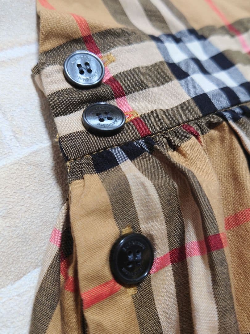 美品　バーバリー　BURBERRY　ノバチェック　ジャンパースカート　4Y　8Y