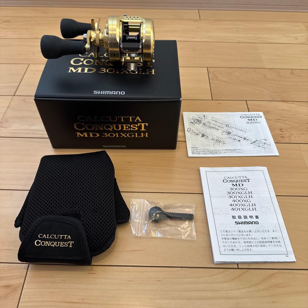 SHIMANO CALCUTTA CONQUEST MD 301XGLH 美品